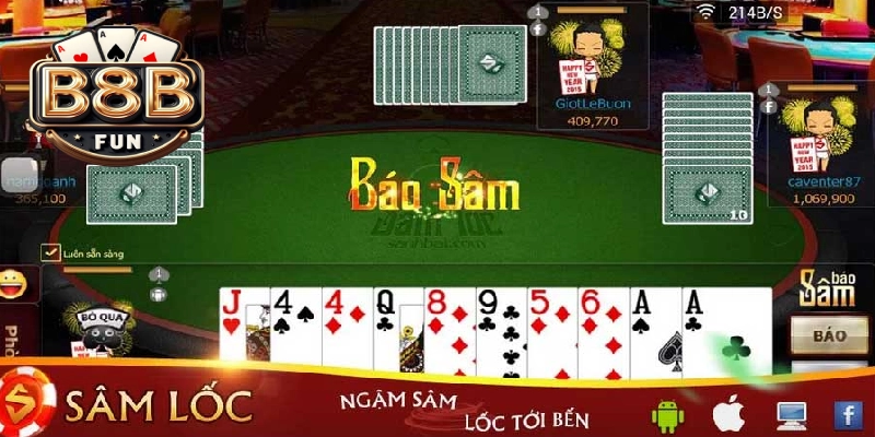 Sâm Lốc đổi thưởng - Game đánh bài hot 2025 3 Game bài có tính năng báo sâm thú vị