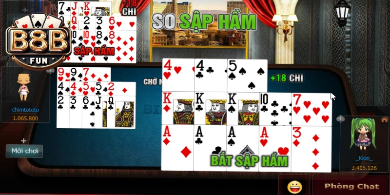 Game bài Mậu Binh- Hướng dẫn và mẹo chơi hiệu quả 3 Cần biết cách sắp bài trong game bài Mậu Binh