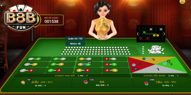 Fantan online - Game đánh bài đổi thưởng hấp dẫn 3 Người chơi xem kỹ rồi đặt cược khi chơi Fantan onlline